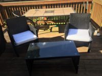 best choice products black wicker patio set